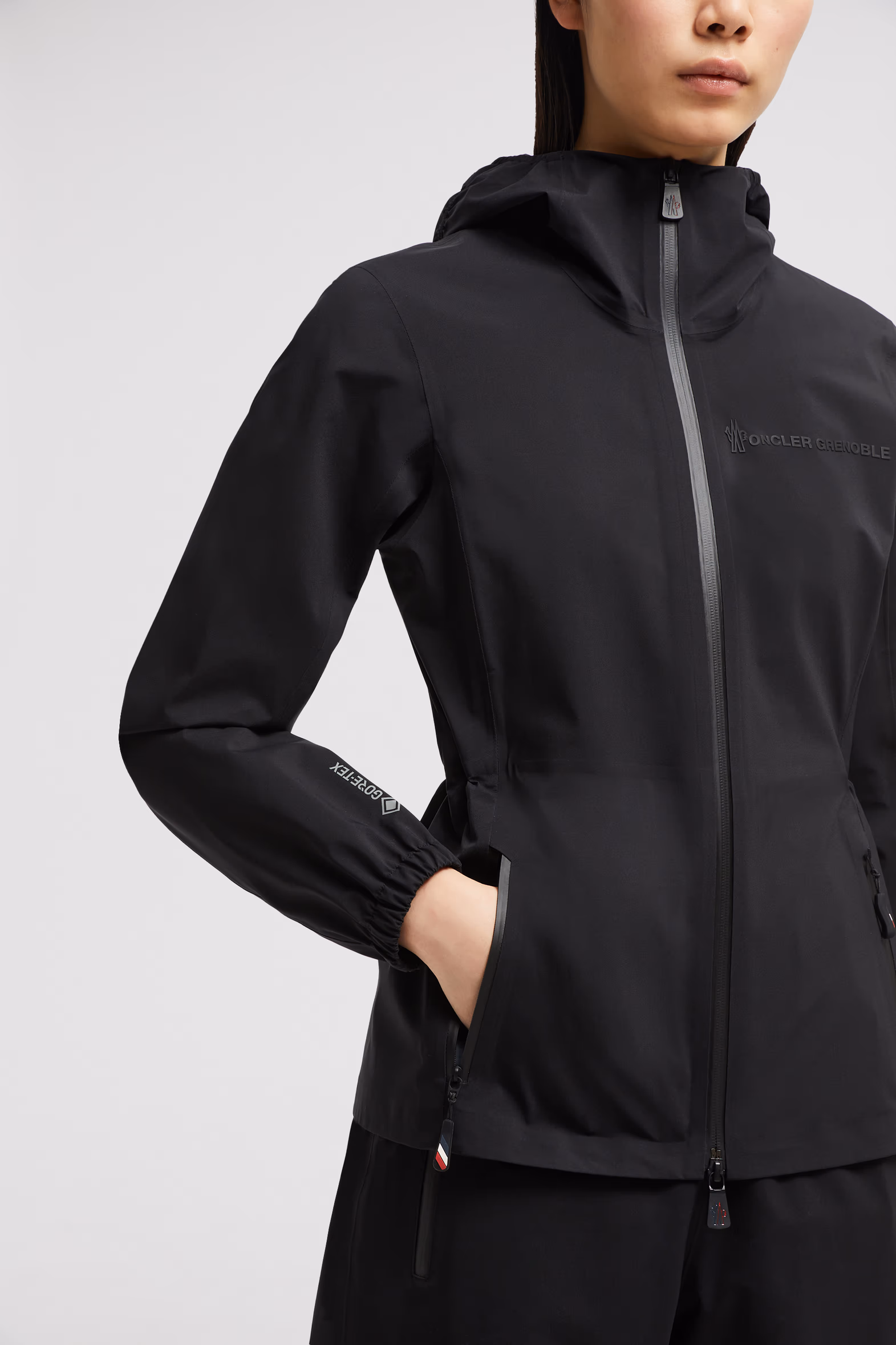 Valles Hooded Shell Jacket Women Black Moncler 6